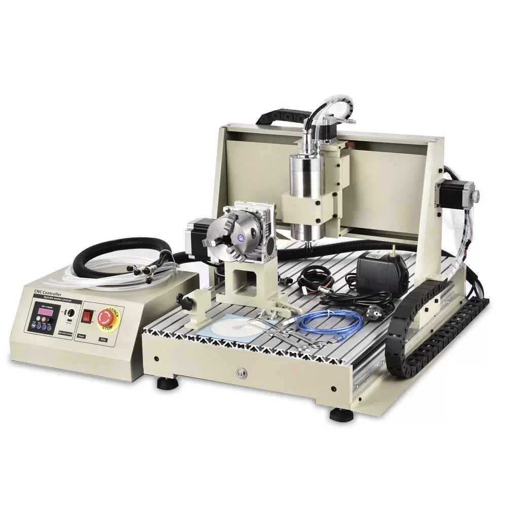 1500W 6040 4AXIS USB Engraver Router Carving Mill Wood Machine Metal Carver for PCB Wood PVC Acrylic Crystal Resin Plastic