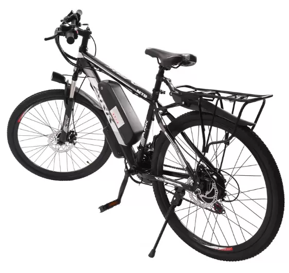 26" Electric Bike E-MTB 250 W Motor 25 km/h and 21 Speeds Electric Bike with LED Headlight and LCD Display for Men and Women