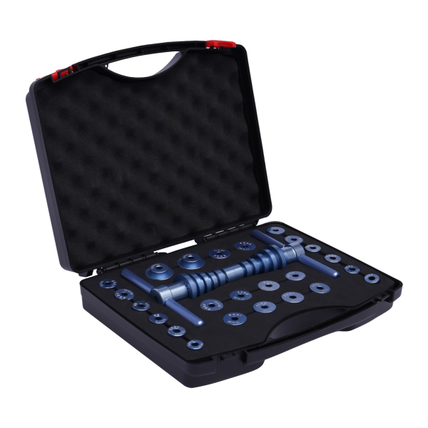 Bicycle Bearing Puller Kit, Hub Bearing Installation Tool With Portable Case 7075 Cnc Aluminum Alloy For Flower Drum Column Foot Central Axis Bicycle Bearing Puller Kit, Hub Bearing Installation Tool With Portable Case 7075 Cnc Aluminum Alloy For Flower Drum Column Foot Central Axis