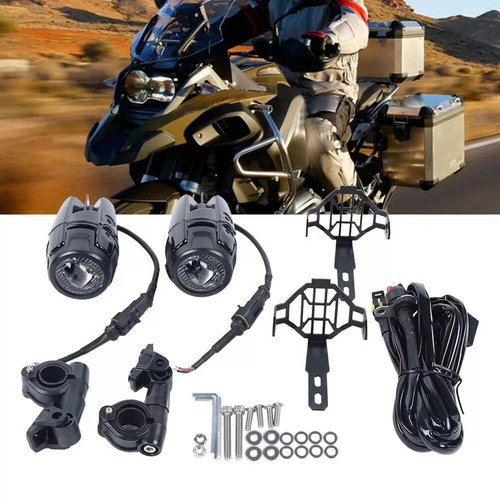 2xLED motorcycle driving lights headlights with fog lights for BMW ADV 2xLED motorcycle driving lights headlights with fog lights for BMW ADV