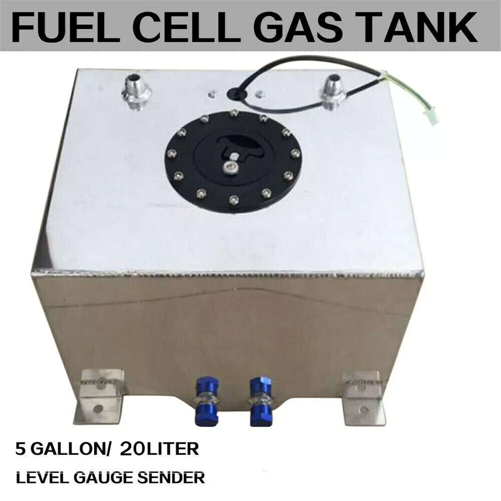 20L Universal Aluminum Fuel Tank Fuel Tank with Oil Level Sensor 0-90 Silver Plastic Cap with Sensor 20L Tank for Most Vehicles 20L Universal Aluminum Fuel Tank Fuel Tank with Oil Level Sensor 0-90 Silver Plastic Cap with Sensor 20L Tank for Most Vehicles