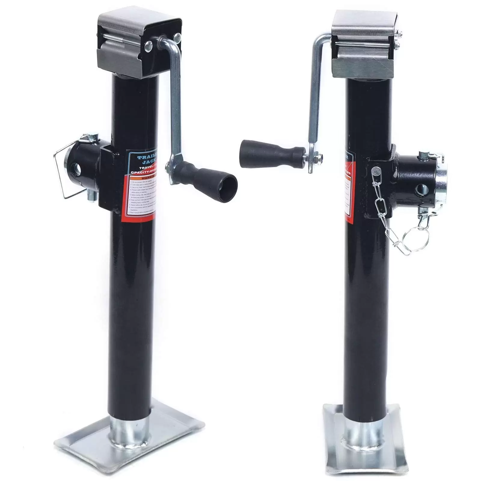 2 Pack Trailer Support Feet Heavy Duty Lift Support with Crank 1000KG Support Load 1T
