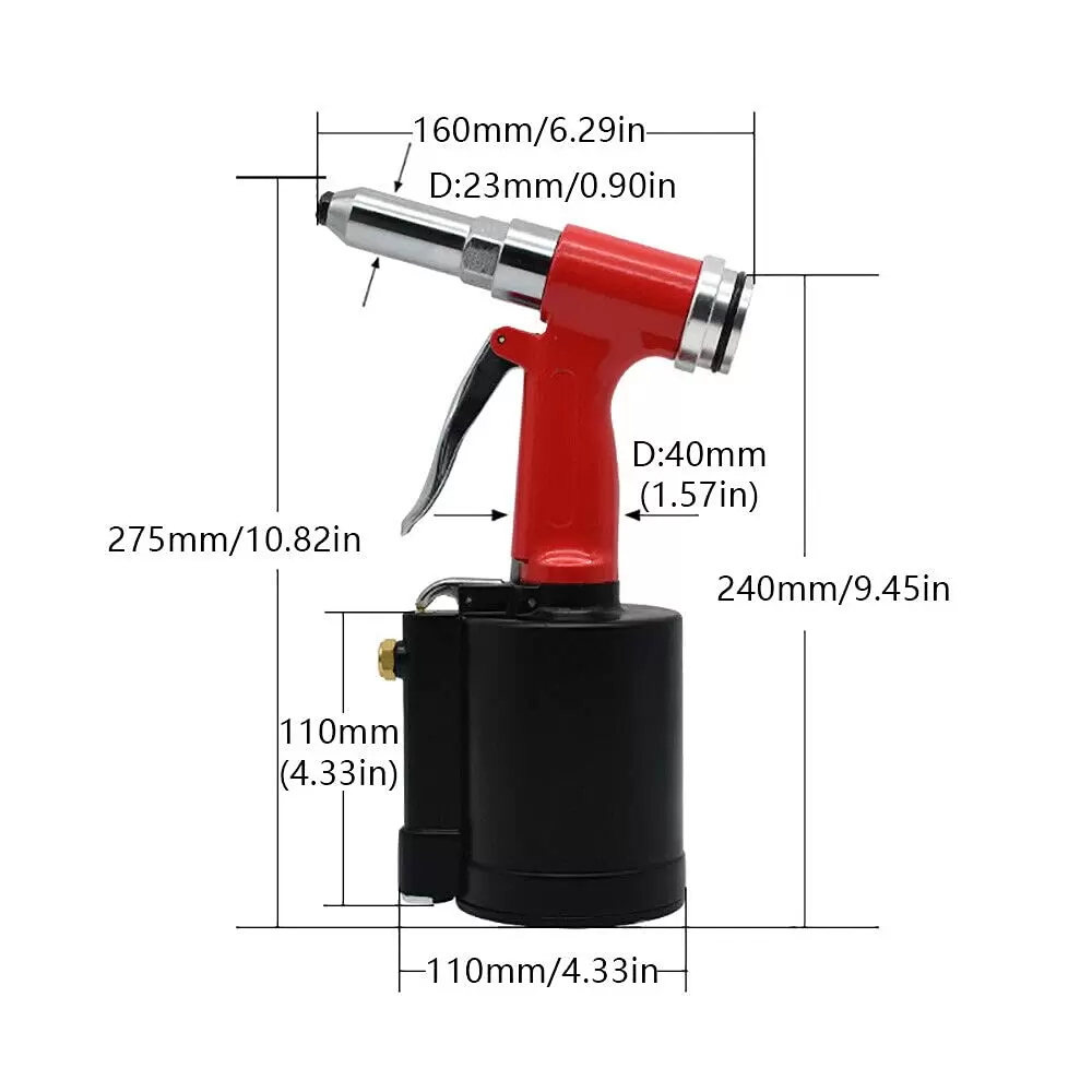 1/4 NPT Air Force Blind Rivet Gun Air Riveter Gun Blind Rivets Air Hydraulic Pneumatic Pop Riveter Rivet Gun Power Riveting Tool 1/4 NPT Air Force Blind Rivet Gun Air Riveter Gun Blind Rivets Air Hydraulic Pneumatic Pop Riveter Rivet Gun Power Riveting Tool