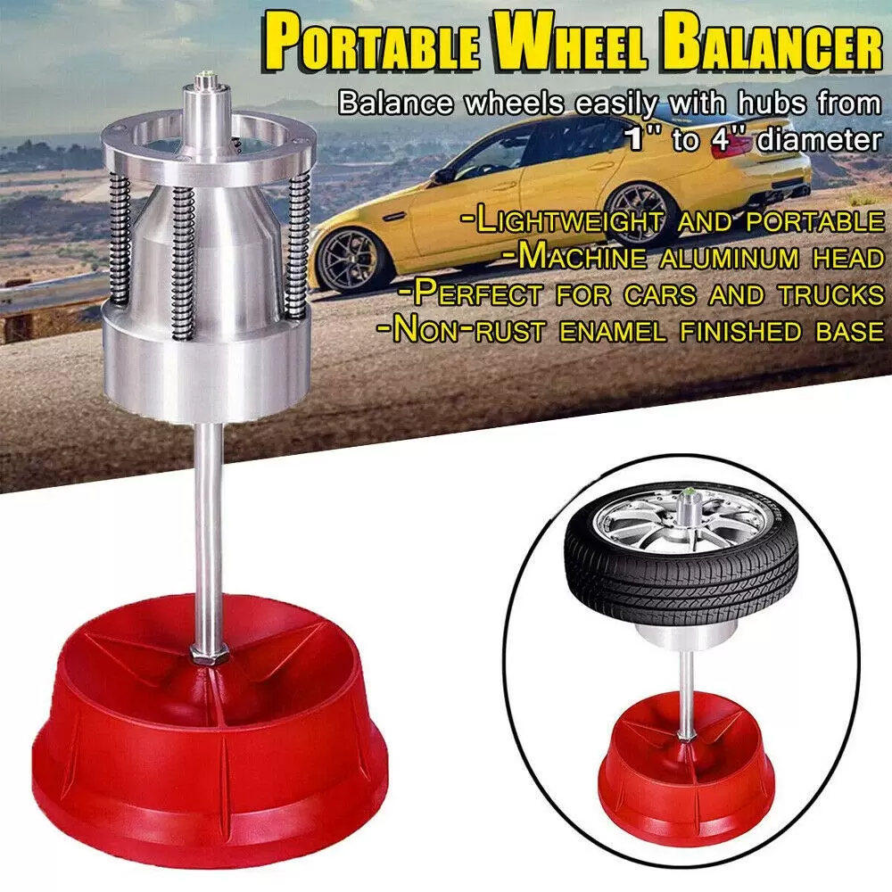 Balancing Machine Portable Car Tire Balancing Machine Steel & Plastic Car Truck Convenient Tire Balancer Aluminum Alloy Balancing Machine Portable Car Tire Balancing Machine Steel & Plastic Car Truck Convenient Tire Balancer Aluminum Alloy