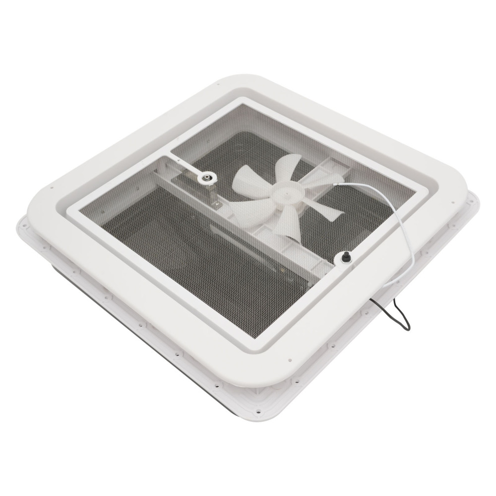 Vent Transparent Roof Skylight 42 X 42 Cm 14" For Caravan Or Motorhome For Caravans Roof Vent Skylight 42 X 42 cm Dekalin Sealant + Screws