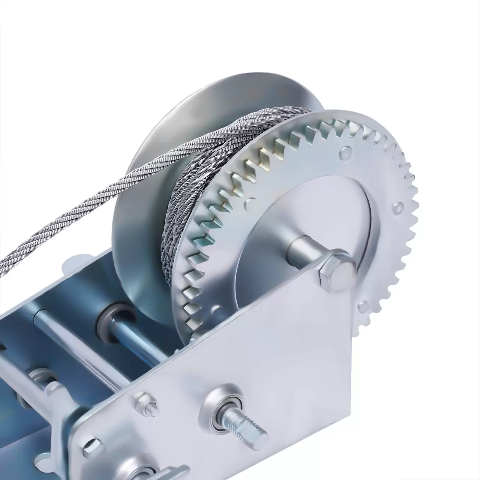 Manual Winch With Galvanized Metal Winch 1500 Kg Professional Manual Winches For Boat Trailers 10m High Security High Load-bearing Capacity Manual Winch With Galvanized Metal Winch 1500 Kg Professional Manual Winches For Boat Trailers 10m High Security High Load-bearing Capacity
