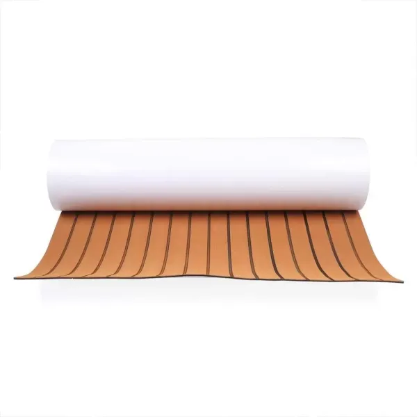 Products Foam Floor Mat - Self Adhesive - Boat Yacht Floor Mat - Synthetic Foam（Brown + Black）