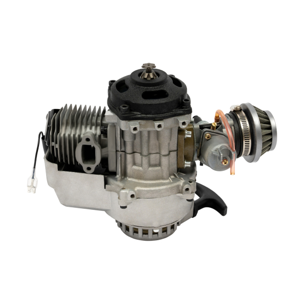 Aluminum Mini Motorcycle Engine for 49cc Engine Motor Carburetor Pocket Bike with Dirt-Bike Cross Mini ATV Multiuse Bell