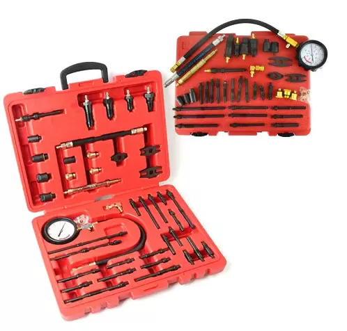Compression tester with box 40 bar / 600 psi - Compression tester for gasoline diesel engines