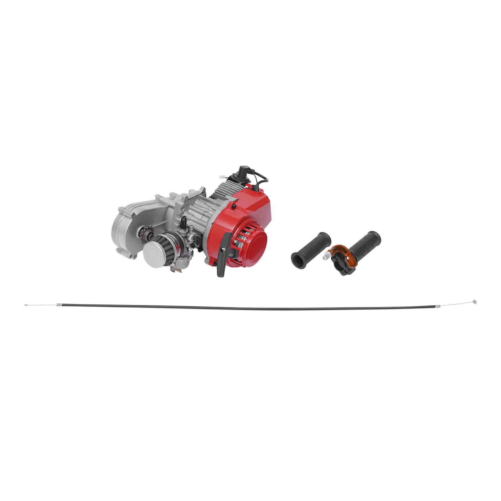 49cc Two-stroke Engine, Single Cylinder Pull Rope Start Motor, 2 Stroke Engine Motor 49cc Two-stroke Engine, Single Cylinder Pull Rope Start Motor, 2 Stroke Engine Motor