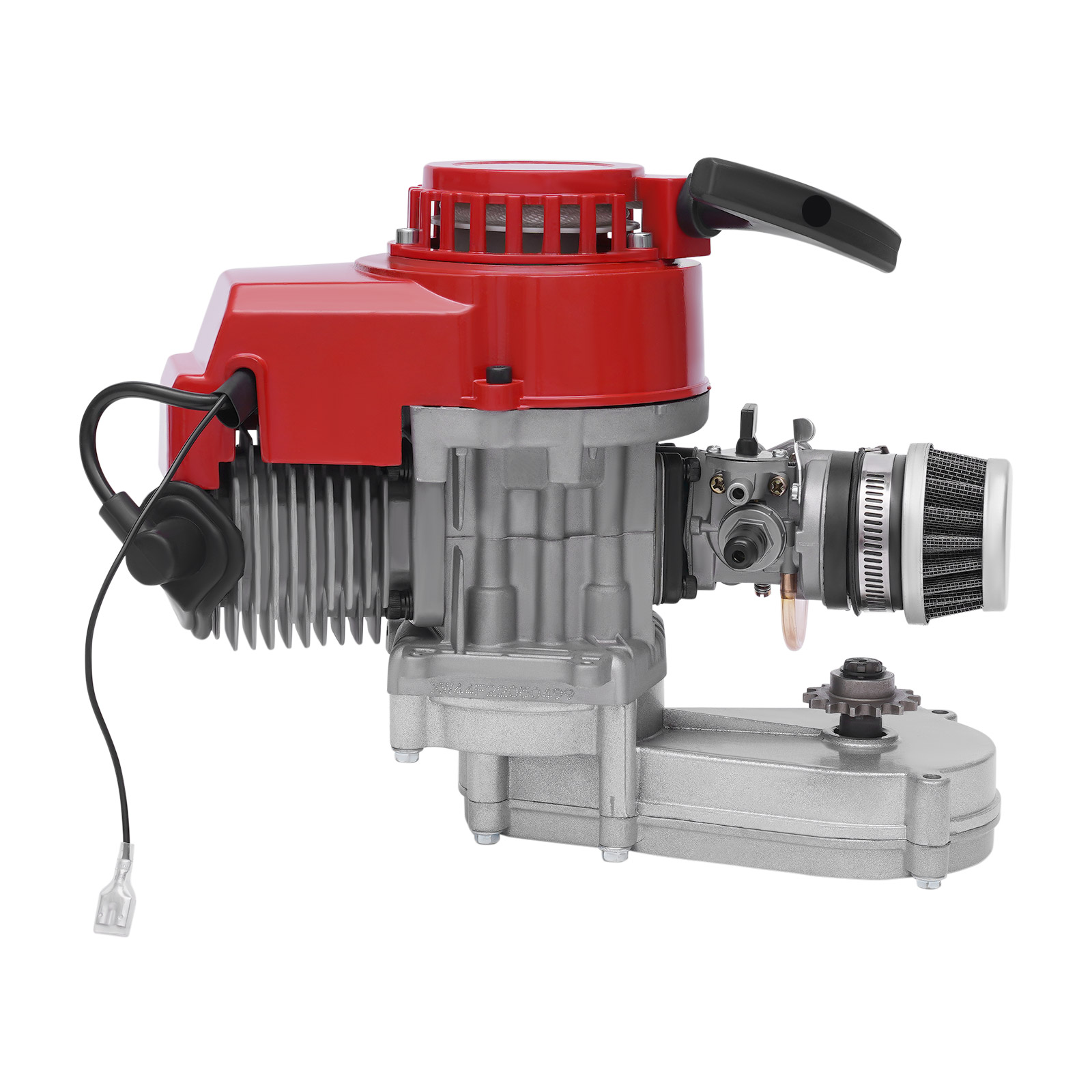 49cc Two-stroke Engine, Single Cylinder Pull Rope Start Motor, 2 Stroke Engine Motor