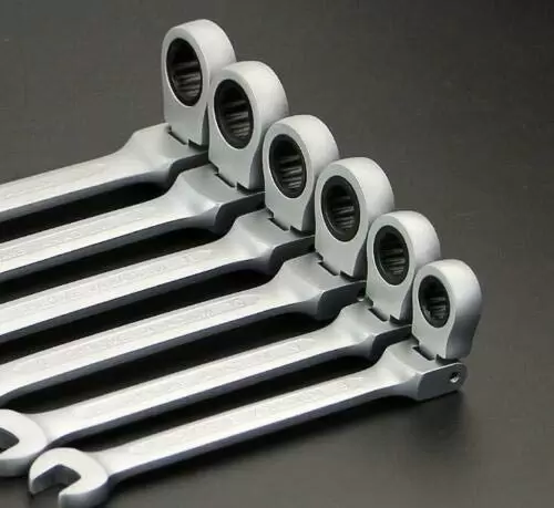 CNCEST 22 Piece Ratchet Combination Wrench Set - 6-32mm - Professional Ratchet Wrench Set CNCEST 22 Piece Ratchet Combination Wrench Set - 6-32mm - Professional Ratchet Wrench Set