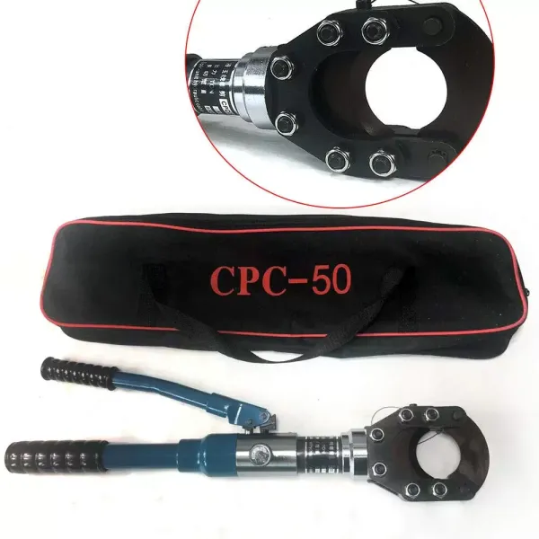 Hydraulic Cable Cutter CU Alu Telephone Cable Cutting Tool 50mm