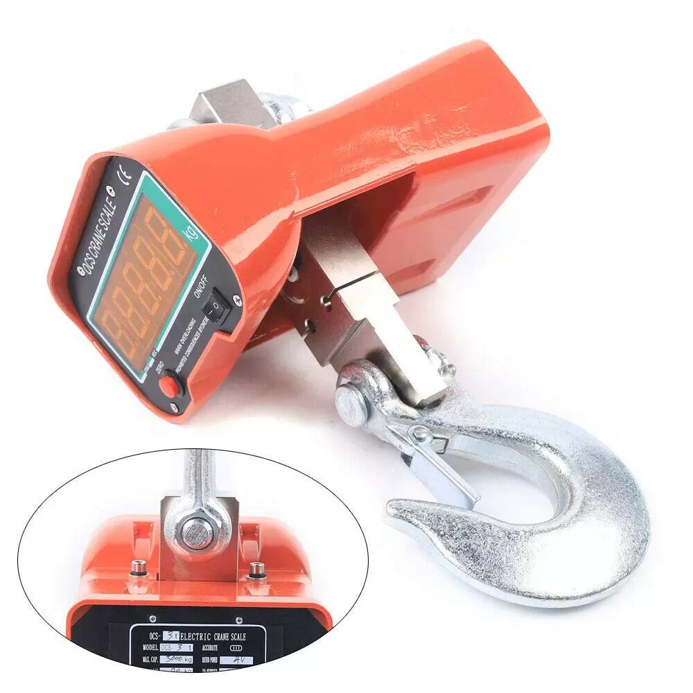 3000KG Digital Crane Scale Heavy Duty Compact Size Hanging Scale High Precision Industrial Scale LED Display Hanging Scale Heavy Duty Industrial Crane 3000KG Digital Crane Scale Heavy Duty Compact Size Hanging Scale High Precision Industrial Scale LED Display Hanging Scale Heavy Duty Industrial Crane