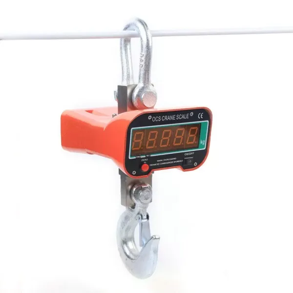 3000KG Digital Crane Scale Heavy Duty Compact Size Hanging Scale High Precision Industrial Scale LED Display Hanging Scale Heavy Duty Industrial Crane