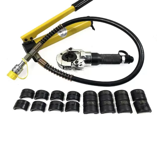 Hydraulic Crimping Tool Hydraulic Contour Crimping Tool 6T Radial Press Copper Tube Hydraulic Crimping Pliers with 360° Rotatable Head Hydraulic Crimping Tool Hydraulic Contour Crimping Tool 6T Radial Press Copper Tube Hydraulic Crimping Pliers with 360° Rotatable Head