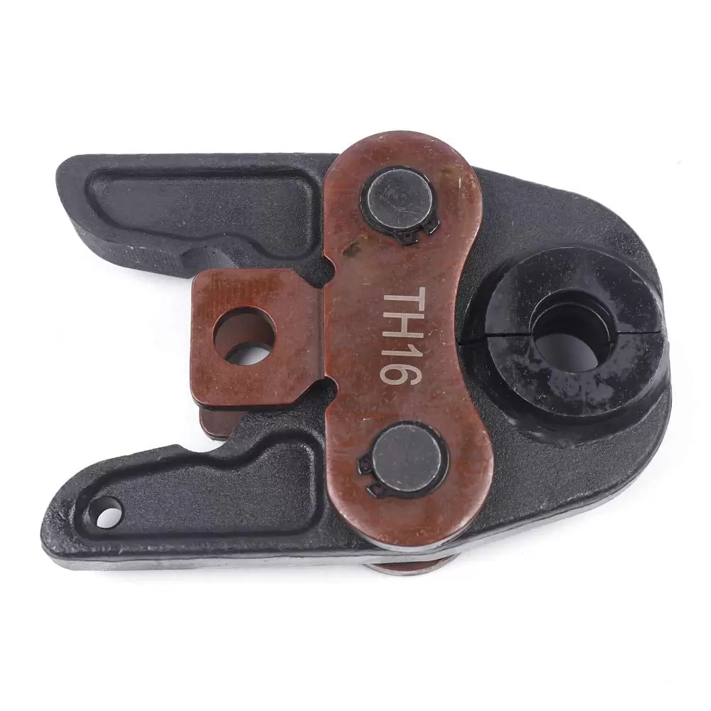 TH16 Crimping pliers for aluminum and plastic pipes with PEX tubes, PB pipes, copper faucets and copper fittings