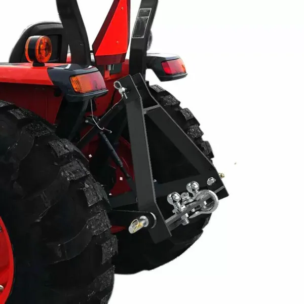 Tractor hitch rail with three-point suspension - 660 mm - Category I Hitch rail