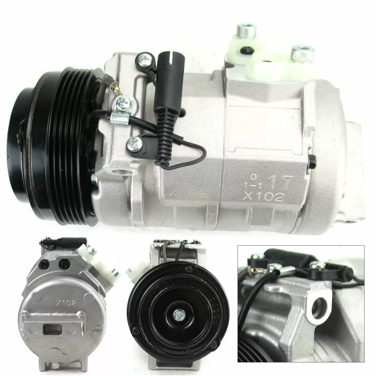 Air Conditioning Compressor Clutches for BMW X5 E53 3.0D 3.0i 4.4i 2000-2006 A/C Compressor 12V Air Conditioning Compressor Clutches for BMW X5 E53 3.0D 3.0i 4.4i 2000-2006 A/C Compressor 12V