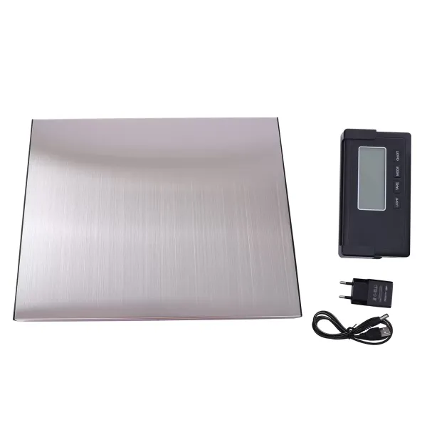 Package Scale LCD Platform Scale Cast Aluminum Precision Scale High Precision Table Scale 397 lbs for Weighing Parcels Vegetables