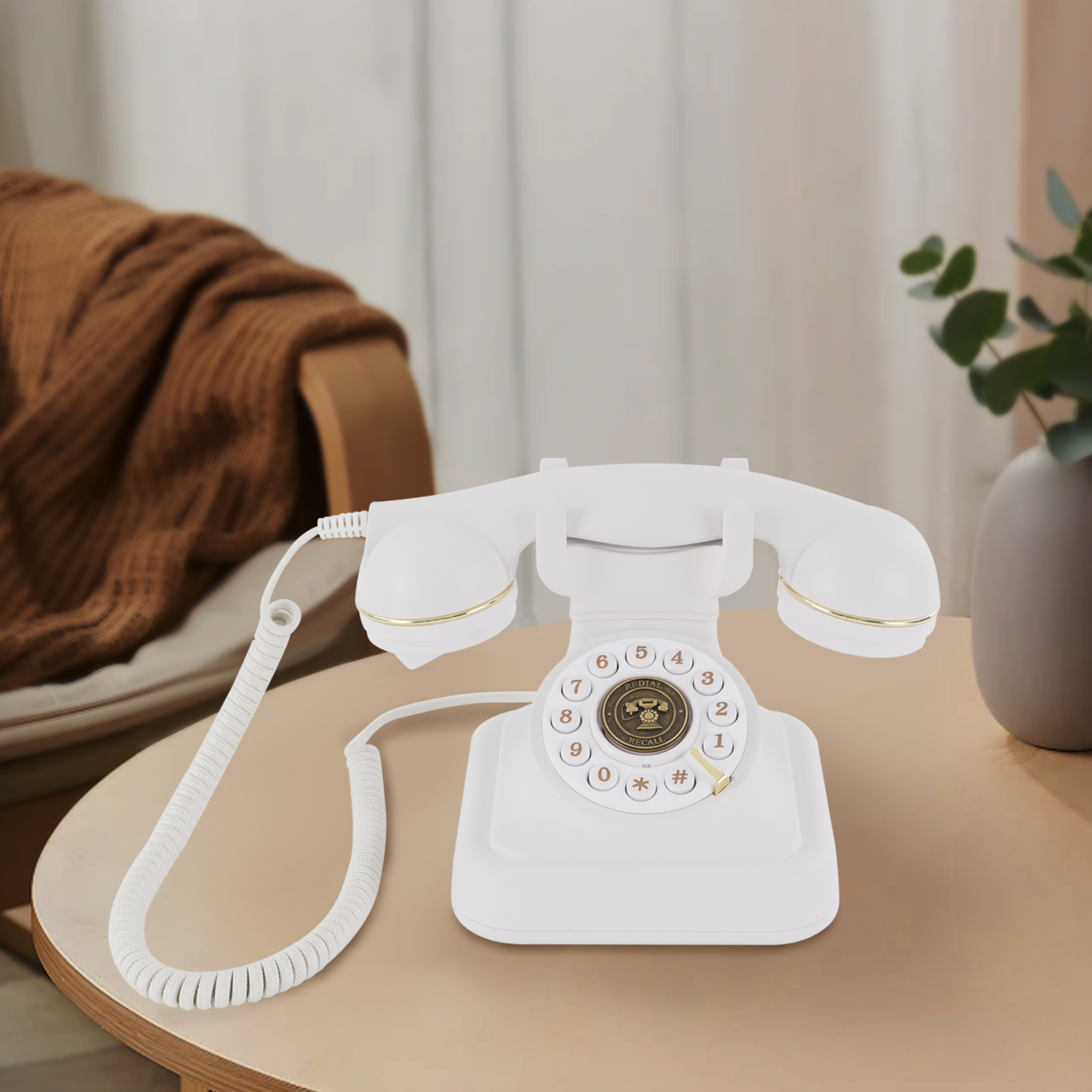Ms-302 Vintage Telephone, Retro Landline Phones, Retro Phone for Home Office Decoration