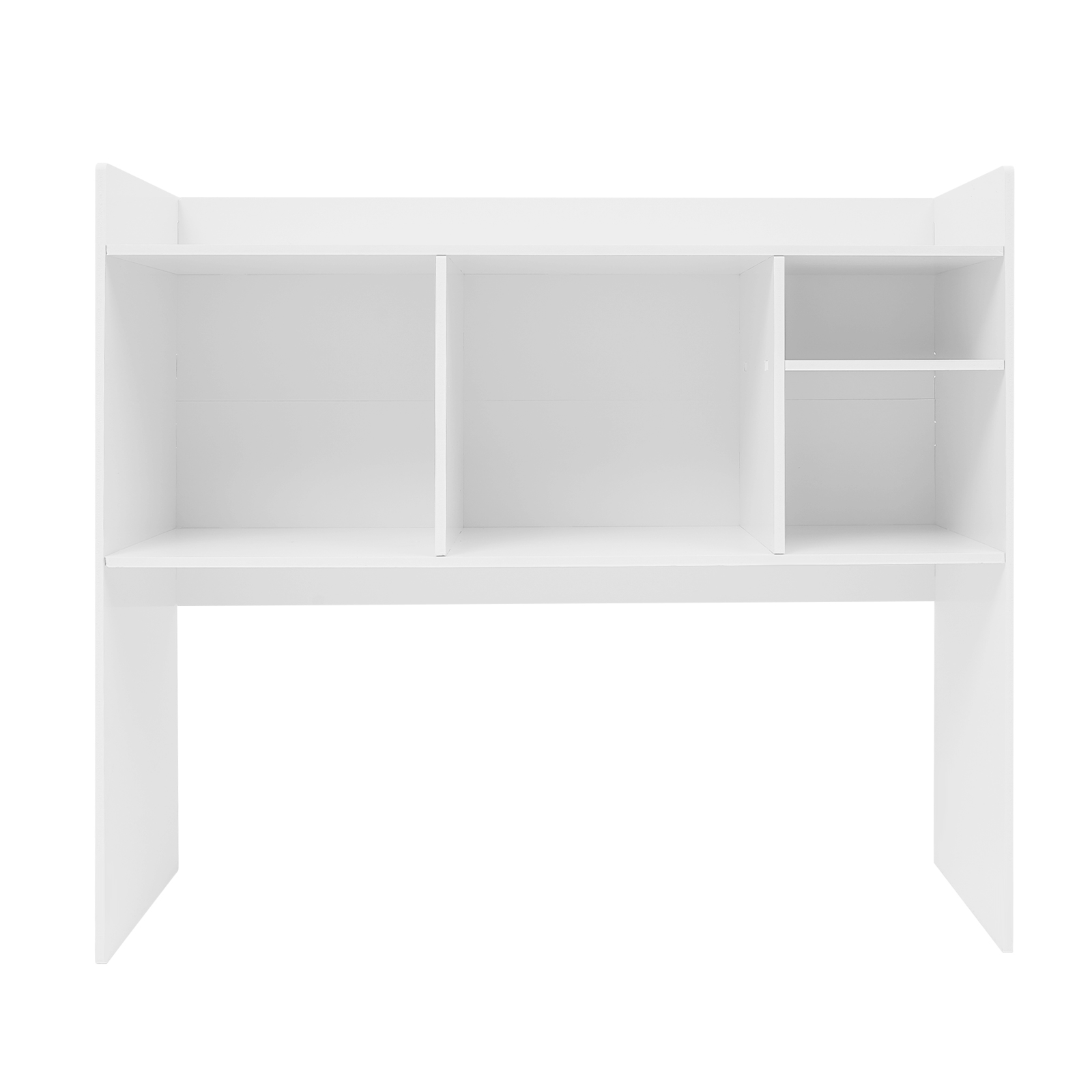 91.4*23*80cm Desktop Organizer, Office Storage Rack, Desktop Bookshelf, White