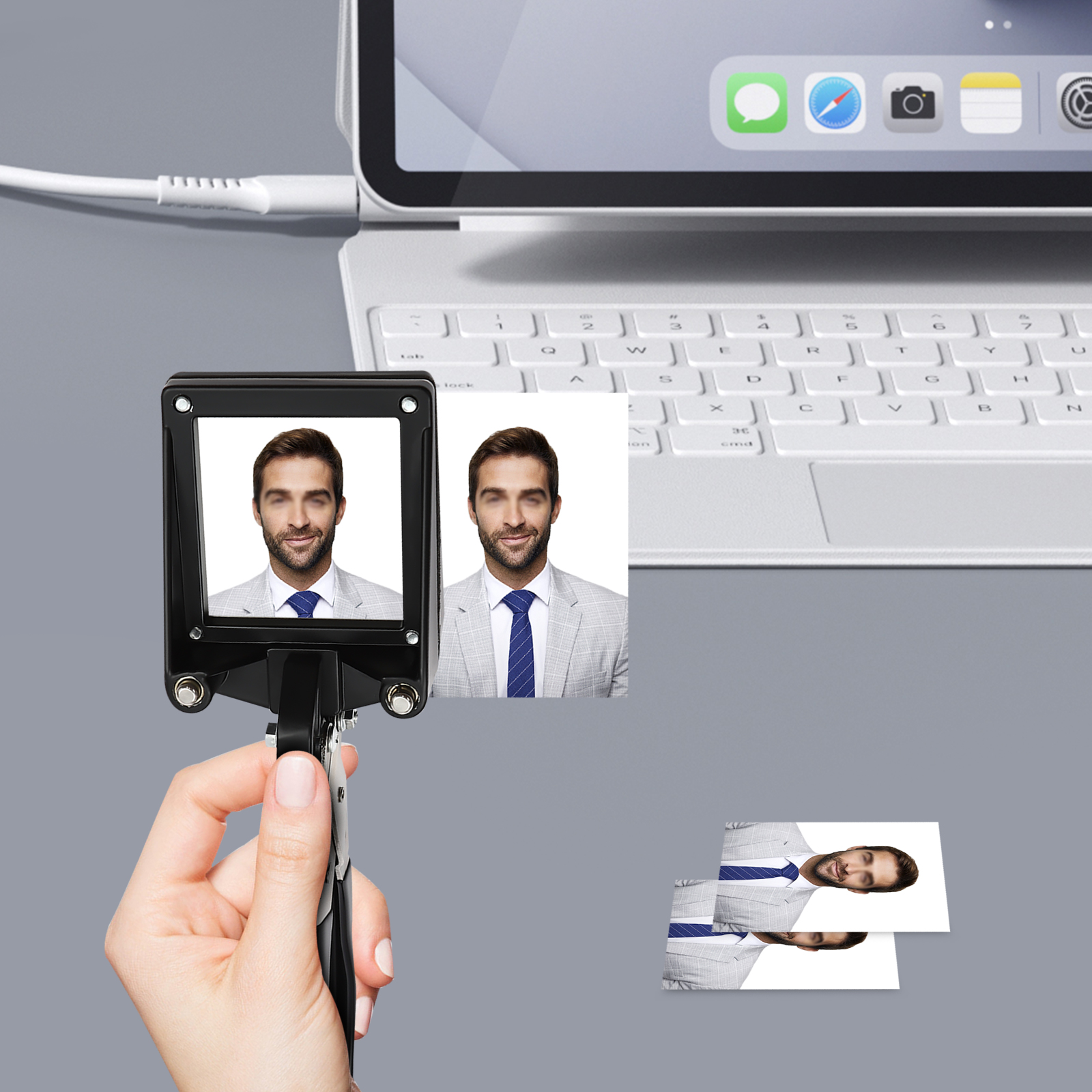 Manual Passport Photo Cutter, Passport Photo Punching Machine, Perforated Photo Cutter, 23*8.7 cm Manual Passport Photo Cutter, Passport Photo Punching Machine, Perforated Photo Cutter, 23*8.7 cm