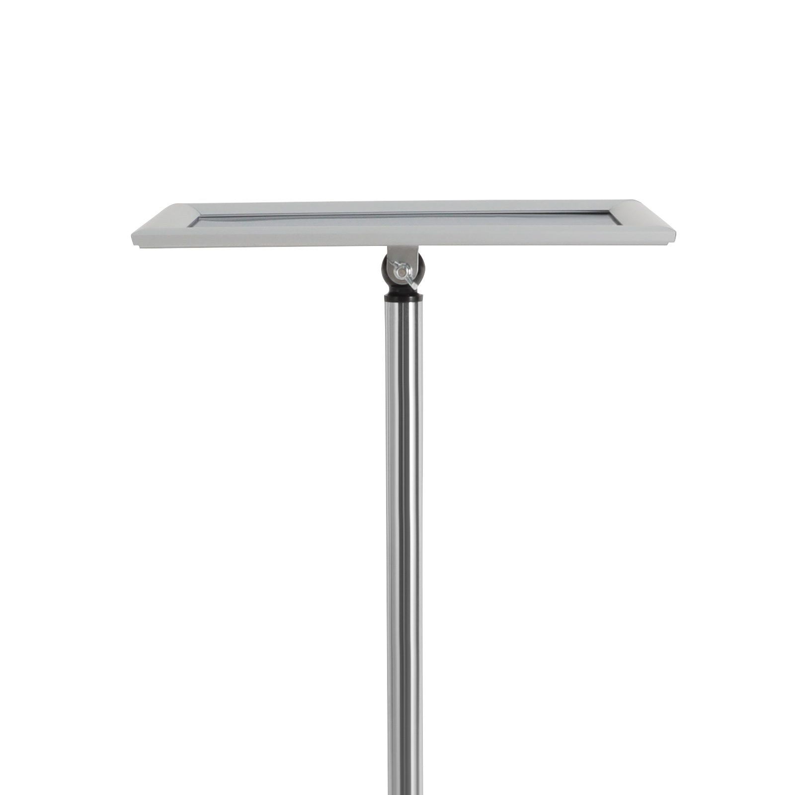 8pcs A4 Sign holder, Adjustable Sign Holder, Heavy-duty Pedestal Sign Holder - Silver 8pcs A4 Sign holder, Adjustable Sign Holder, Heavy-duty Pedestal Sign Holder - Silver