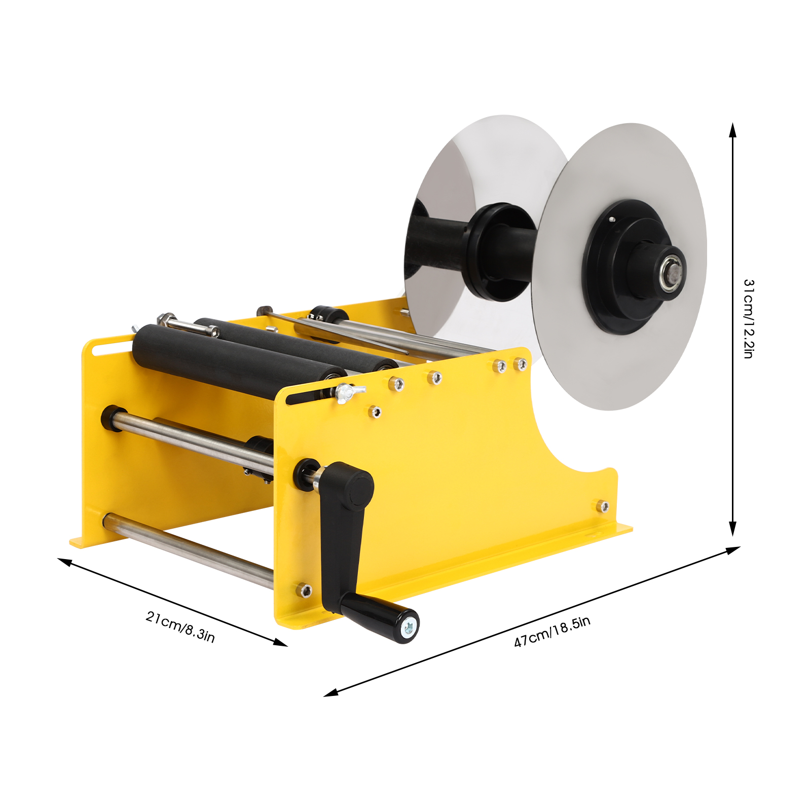 25-120mm Labeling Machine, Manual Bottle Labeling Machine, Labeling Machine for Round Bottle - Yellow 25-120mm Labeling Machine, Manual Bottle Labeling Machine, Labeling Machine for Round Bottle - Yellow