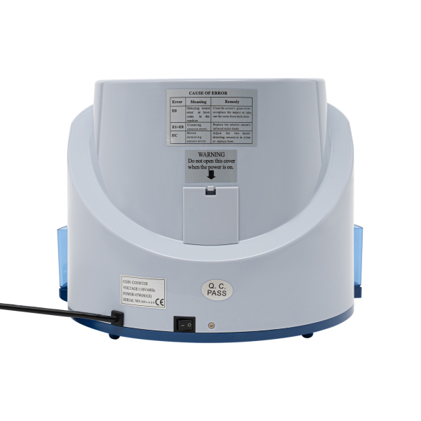 8 Slot Coin Cleaner European Standard 14-13*10.5in Suitable for All American Coins and Can Be Used in Businesses Shops Homes 0℃～40℃