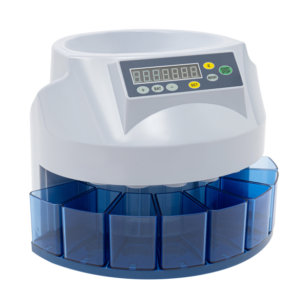 8 Slot Coin Cleaner European Standard 14-13*10.5in Suitable for All American Coins and Can Be Used in Businesses Shops Homes 0℃～40℃