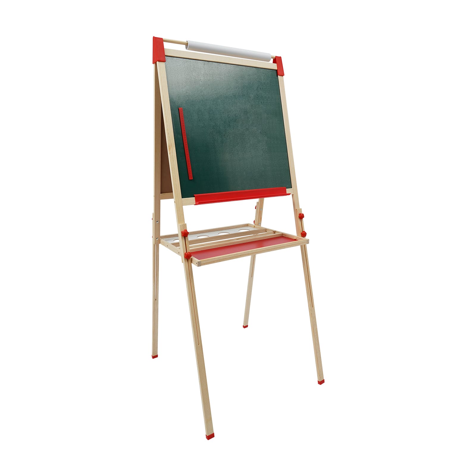 Double-sided Whiteboard And Blackboard Children's Board With Numbers And Other Accessories Height-adjustable Easel For Children