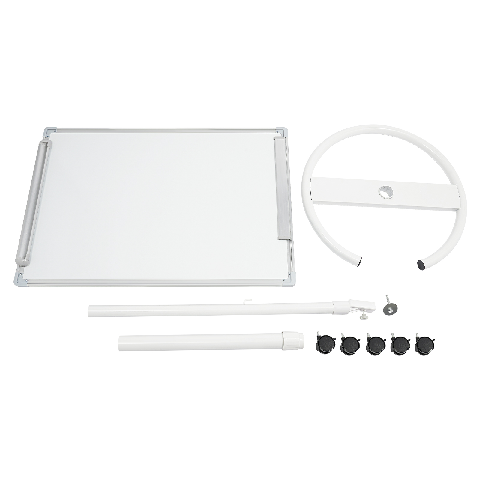 Single-sided Drawing Board, Height-adjustable Drawing Board, Portable Magnetic Whiteboard - White Shelf Single-sided Drawing Board, Height-adjustable Drawing Board, Portable Magnetic Whiteboard - White Shelf