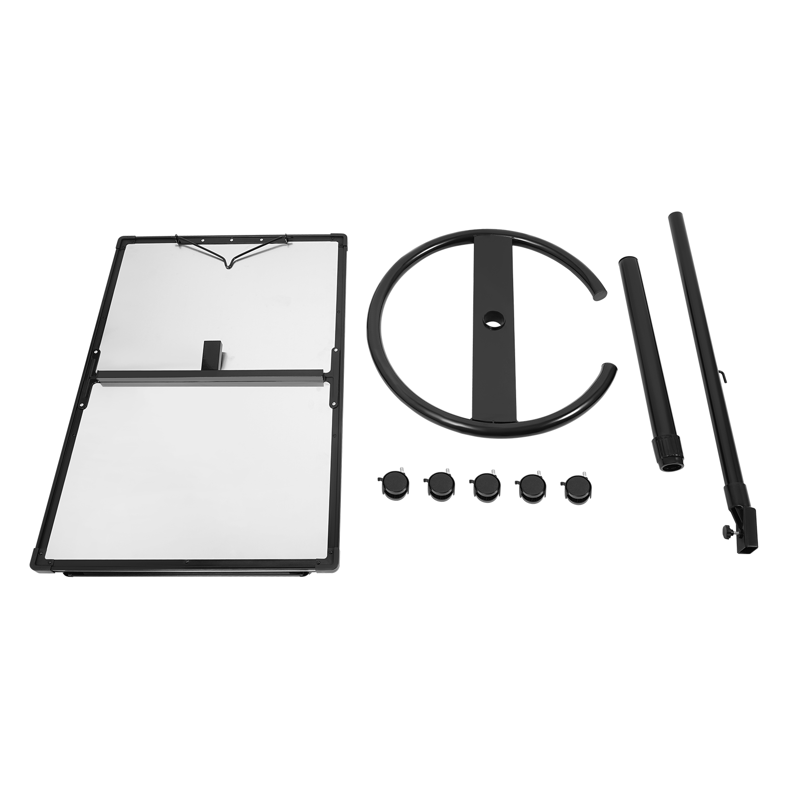 Single-sided Drawing Board, Height-adjustable Drawing Board, Portable Magnetic Whiteboard - Black Shelf Single-sided Drawing Board, Height-adjustable Drawing Board, Portable Magnetic Whiteboard - Black Shelf