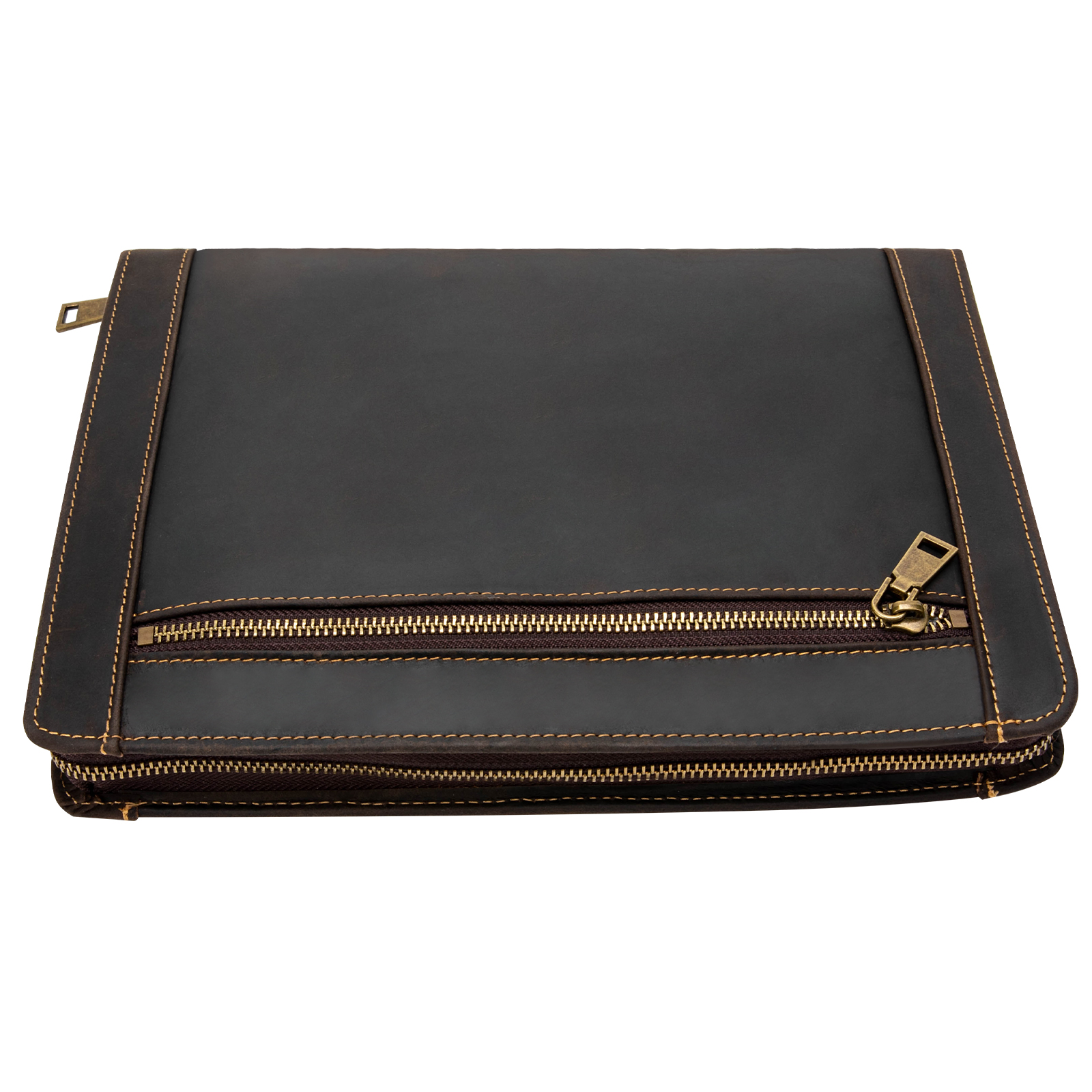 Leather Padfolio Folder Business Resume Portfolio Organizer Case with tablet Platform Professional Leather Folio with Zipper Leather Padfolio Folder Business Resume Portfolio Organizer Case with tablet Platform Professional Leather Folio with Zipper
