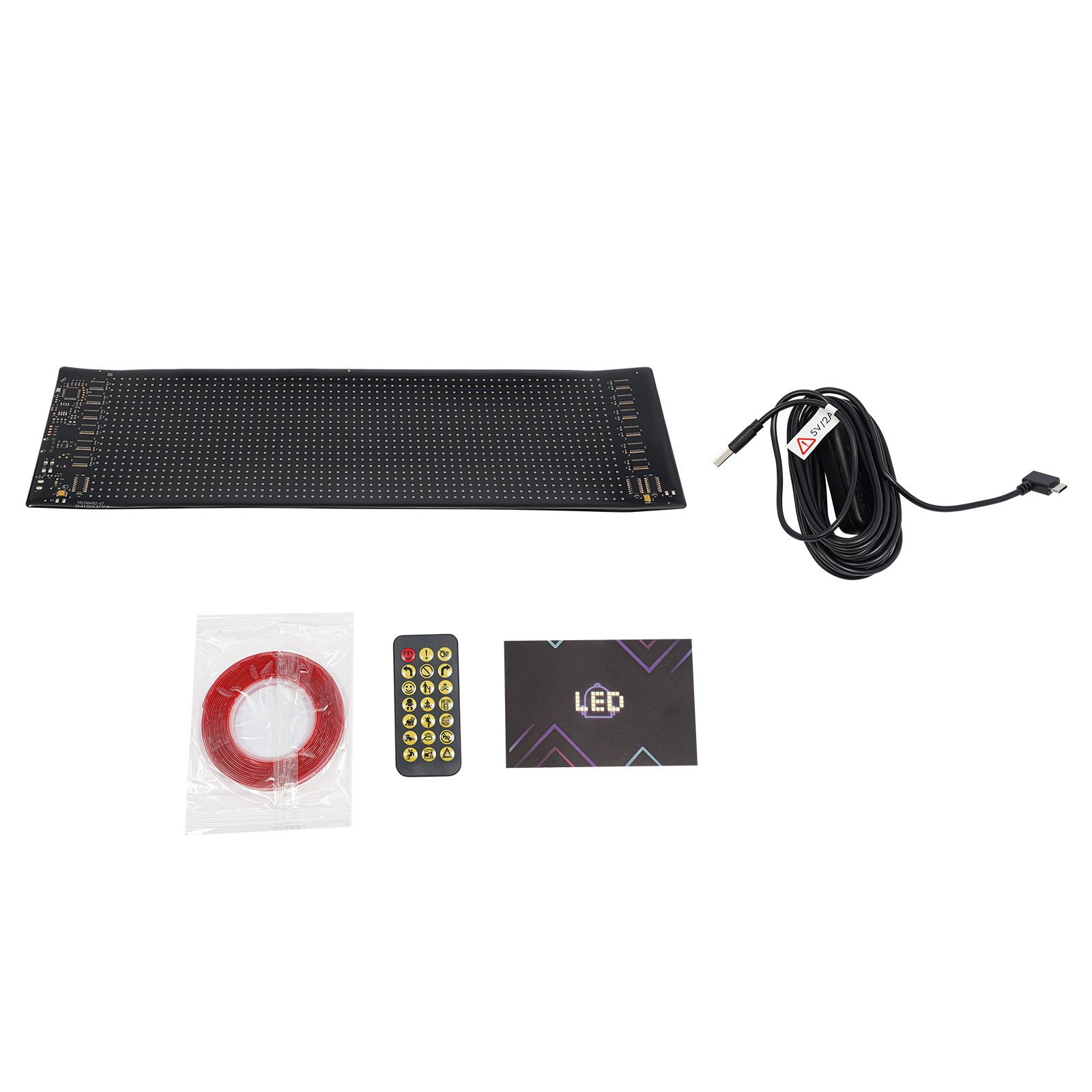 34.8cm*10.2cm Flexible LED Screen, LED Display Board, Flexible LED Sign for Car, Shop, Bar, Advertising 34.8cm*10.2cm Flexible LED Screen, LED Display Board, Flexible LED Sign for Car, Shop, Bar, Advertising