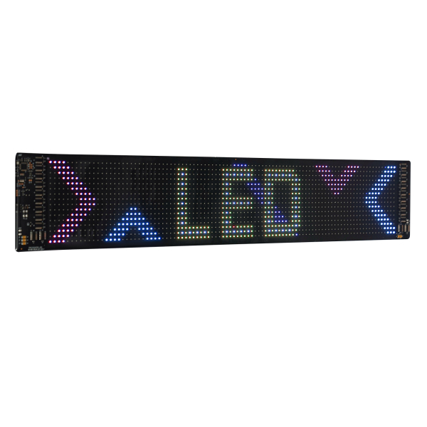59.5cm*12cm Flexible LED Screen, LED Display Board, Flexible LED Sign for Car, Shop, Bar, Advertising