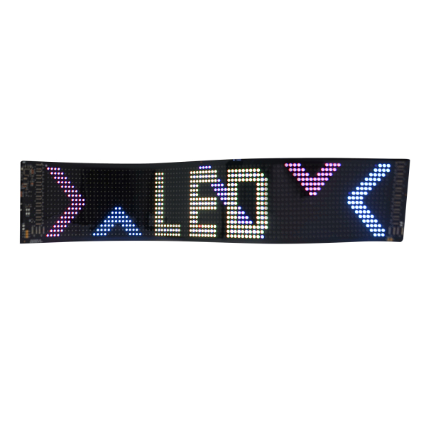 59.5cm*12cm Flexible LED Screen, LED Display Board, Flexible LED Sign for Car, Shop, Bar, Advertising
