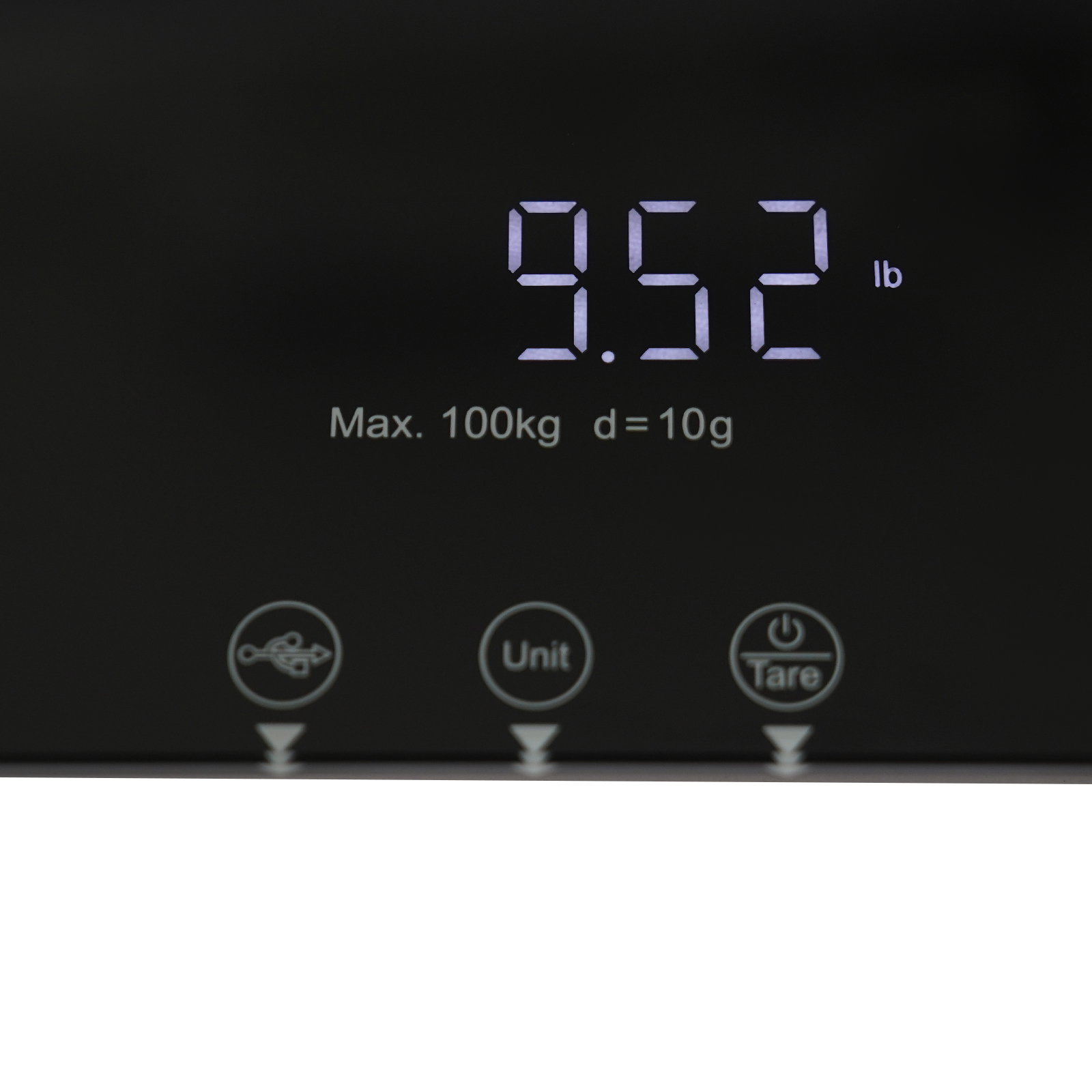 220 lbs electronic scale with scale - black 220 lbs electronic scale with scale - black