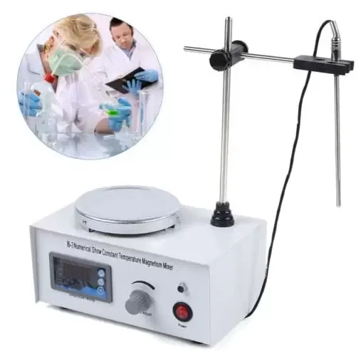 Laboratory Magnetic Generator 2400rpm 1000ml 300W 220V Digital Temperature and Speed Display with Hot Plate