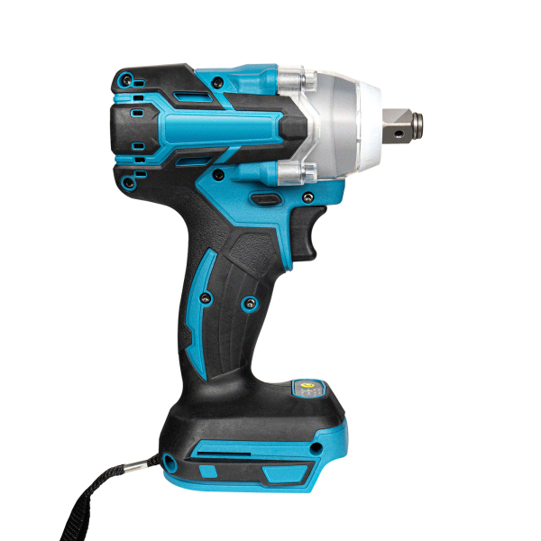 Cordless Impact Driver 520nm 1/2" Ratchet Screwdriver Compatible With Makita 5.5*2.4*7.9inch 18v Black Tire For Removal Machine Repair Scaffolding