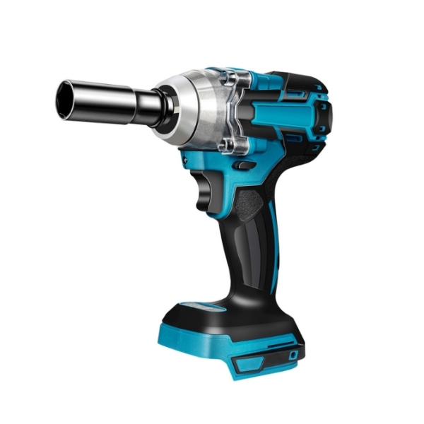 Cordless Impact Driver 520nm 1/2" Ratchet Screwdriver Compatible With Makita 5.5*2.4*7.9inch 18v Black Tire For Removal Machine Repair Scaffolding