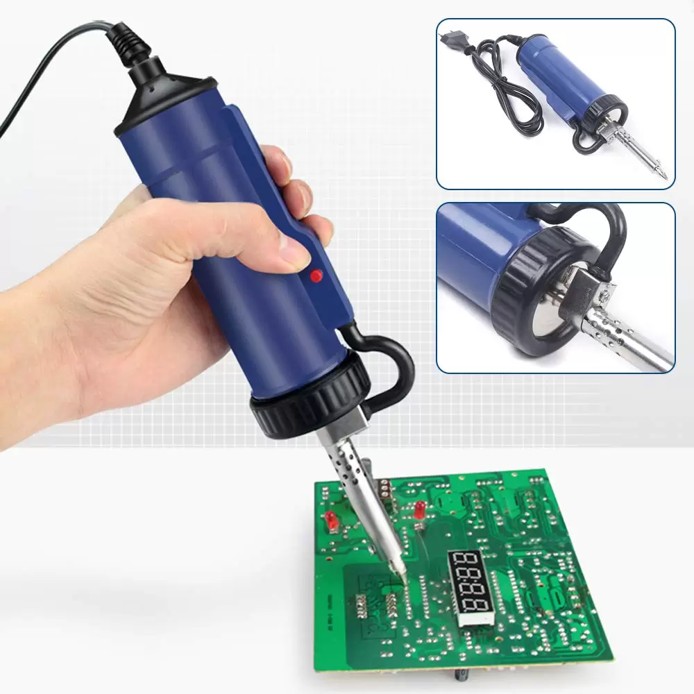Electric Solder Sucker Vacuum Desoldering Pump Soldering Repair Tool Sucker Vacuum Pump 30W 220V Electric Solder Sucker Vacuum Desoldering Pump Soldering Repair Tool Sucker Vacuum Pump 30W 220V