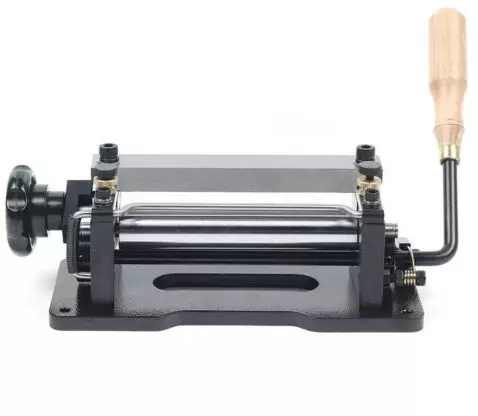32 x 18 x 18 cm Manual Leather Splitter Skiver Shovel Machine for Handmade Leather Skiving Paring Peeling