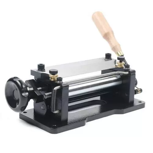 32 x 18 x 18 cm Manual Leather Splitter Skiver Shovel Machine for Handmade Leather Skiving Paring Peeling