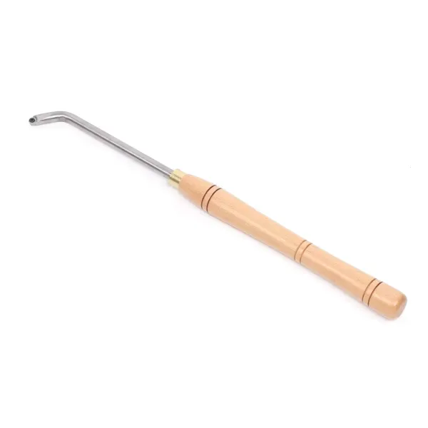 3 pcs Wood Turning Tool Scraper Set with Wooden Handle Wood Chisel Carved Woodworking Chisel Small Bend Bend Bar Straight Bar Three-Piece