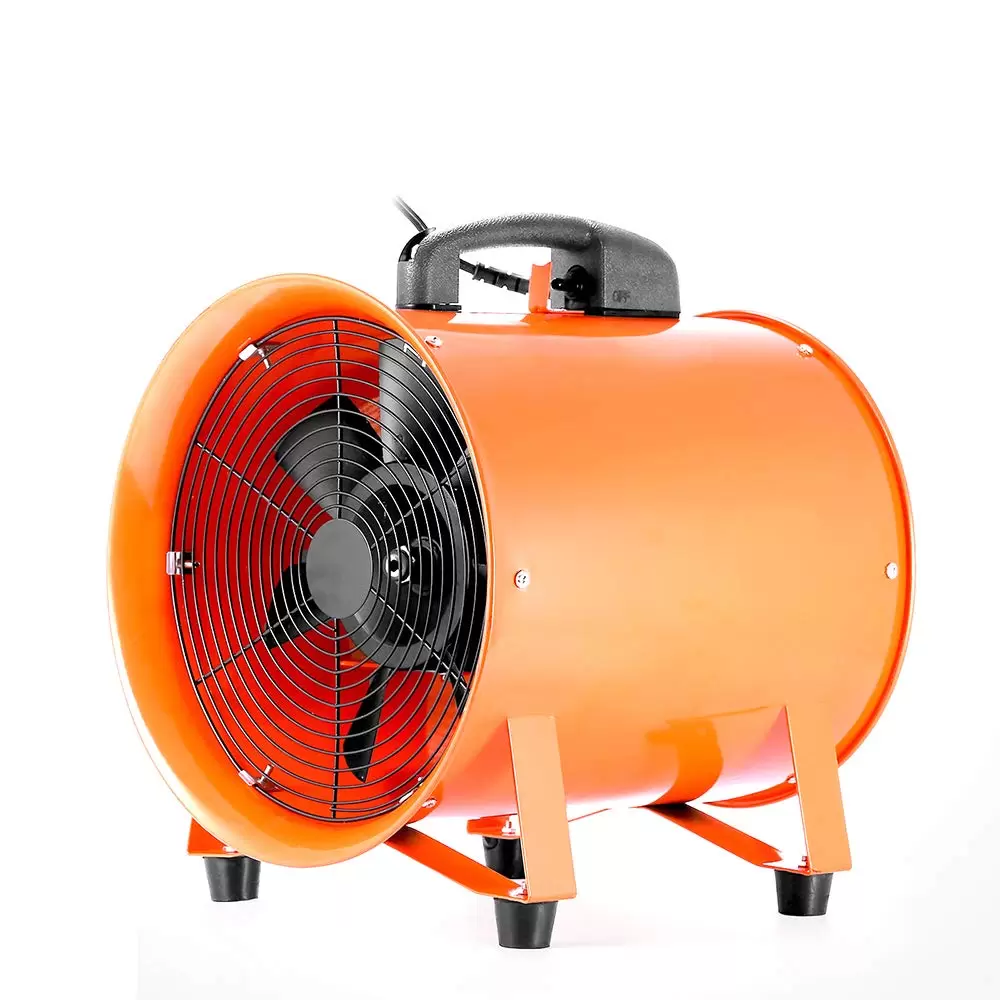 Blower Fan Industrial Extractor Portable Fan 2800 r/min Axial Portable Fan for Workshop Extraction with 10 m PVC Duct Blower with Duct Hose