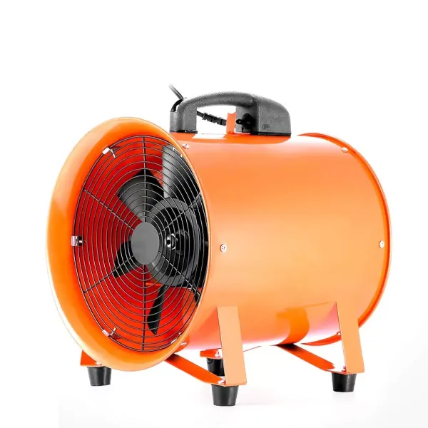 Blower Fan Industrial Extractor Portable Fan 2800 r/min Axial Portable Fan for Workshop Extraction with 10 m PVC Duct Blower with Duct Hose