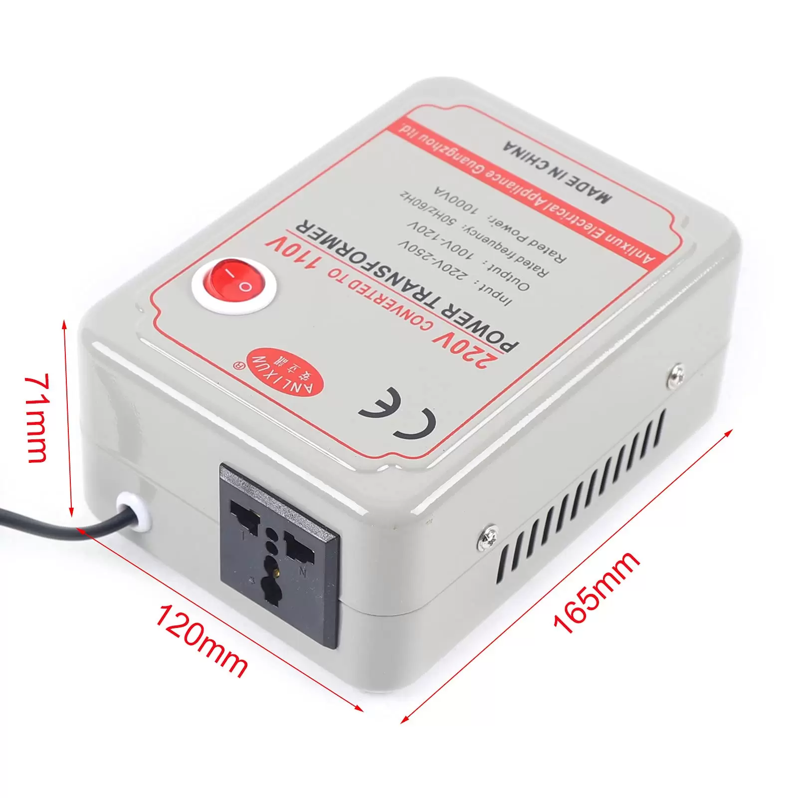 Voltage converter 230V-250V to 100V-120V, transformer, 1000W converter Voltage converter 230V-250V to 100V-120V, transformer, 1000W converter