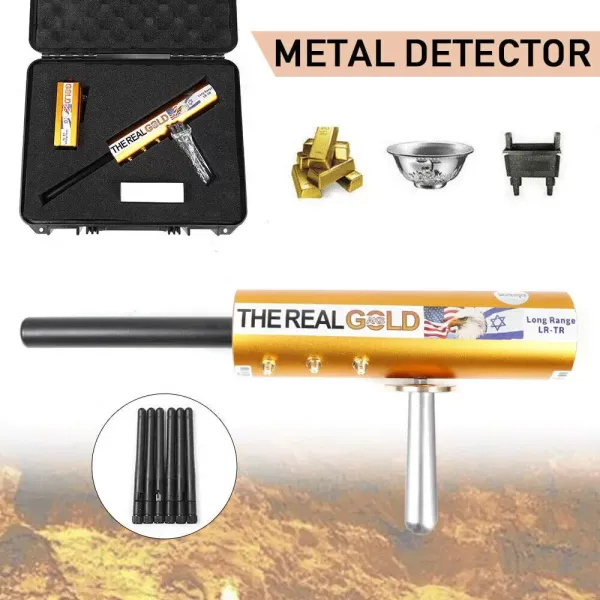 Handhold 800 m Metal Detector - Professional Depth Probe 12 V Blue Antenna Metal Detector European Standard Useful Tools Yellow Handhold 800 m Metal Detector - Professional Depth Probe 12 V Blue Antenna Metal Detector European Standard Useful Tools Yellow